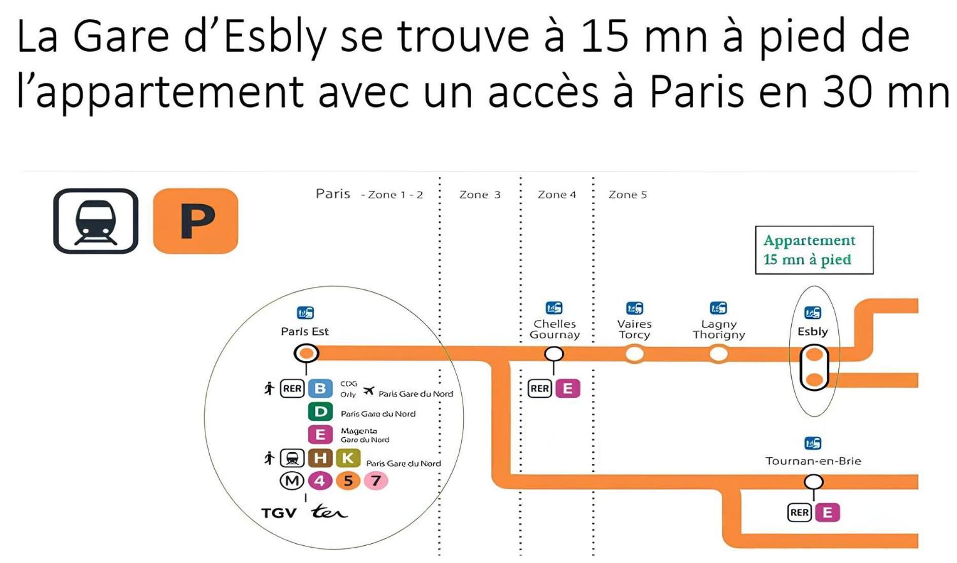 Cosy Appartement Near Disneyland & Paris Coupvray Ngoại thất bức ảnh